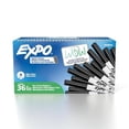 thumbnail image 2 of EXPO Dry Erase Markers, Low Odour Ink, Black, Ultra Fine Tip, 36 Count, 2 of 10