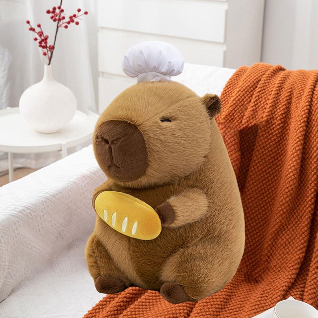 Peluche de , lindo animal de peluche de , juguete de peluche de coleccionable, cómodo para niños, niñas, regalos para niños y pan