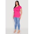 thumbnail image 4 of Womens Plus Size Basic Crew Neck Tee, 4 of 5
