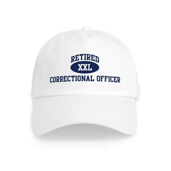 CafePress - Retired Correctional Officer Cap - Adjustable 100% Brushed Unisex Casual Cotton Baseball Cap, Beige, 1