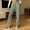 Green, variant on Women's Linen Pants Lightweight Drawstring Elastic Waist Loose Straight Legs Pants (Light Blue M)
