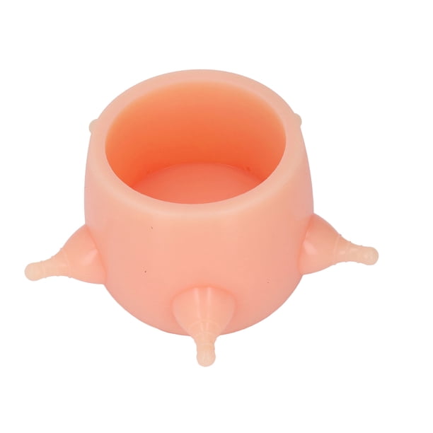 Estación De Enfermería Para Cachorros, Alimentador De Tazón De Leche Para Gatitos De Tacto Suave Reutilizable De Silicona Profesional Para Gatitos