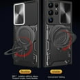 thumbnail image 3 of Magnetic Ring Bracket Sliding Window Phone Case for Samsung Galaxy A12 A32 A52 S A72 5G 4G, Lens Protection  Shell, Shockproof Stand Back Cover, 3 of 7