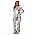 thumbnail image 6 of Kakishop Halloween Women’s Matching Family Sleepwear Long Sleeve Top and Pants Pajama Set 2 Piece, S, 6 of 7
