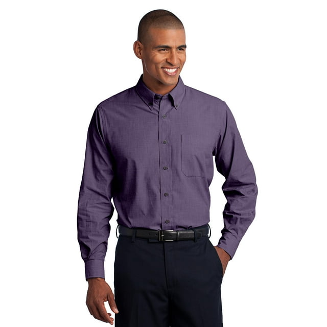 Port Authority Chemise Homme Crosshatch Entretien Facile S640