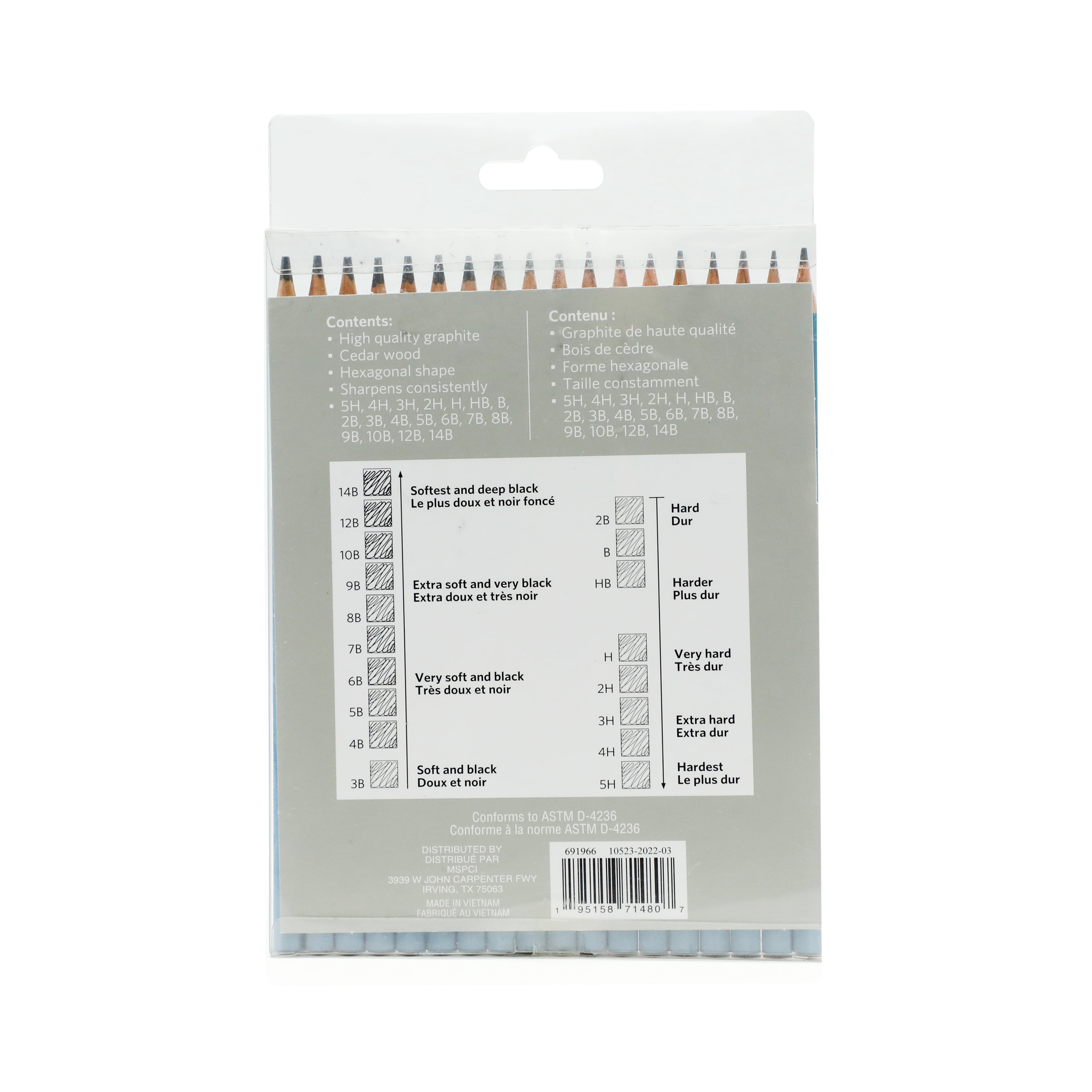 Graphite Sketching Pencil Set by Artist's Loft 18ct