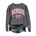 thumbnail image 4 of Embroidered Senior Sweatshirt Class of 2027, Senior Graduation Back to School Gifts Long Sleeve Cute Tops Oversized Pullover Fall Outfits, 4 of 5