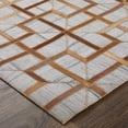 thumbnail image 4 of 5' X 8' Tan Brown And Gray Geometric Hand Woven Area Rug, 4 of 5