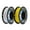 Yellow & White, variant on Official Creality 4-Pack PETG 3D Printer Filament Non-Toxic Excellent Toughness High Precision, Dimensional Accuracy±0.02 mm Premium 3D Printing Filament-White