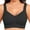 Black, variant on Jelly Bra Breathable No Underwire Seamless Comfortable Wireless Push Up Full Coverage Support Lift Bralette Brown M Everyday No Show Bra