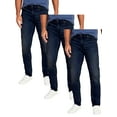 thumbnail image 1 of Men's 3-Pack Flex Stretch Slim Straight Jeans with 5 Pocket (Sizes, 30-42), 1 of 7
