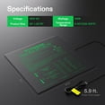 thumbnail image 6 of VIVOSUN Durable Waterproof Seedling Heat Mat Warm Hydroponic Heating Pad 20" x 20" MET Standard, 6 of 7