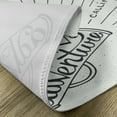 thumbnail image 5 of Ambesonne Adventure Place Mats Set of 4, Mountains Birds Sun, Standard Size, Black White, 5 of 6