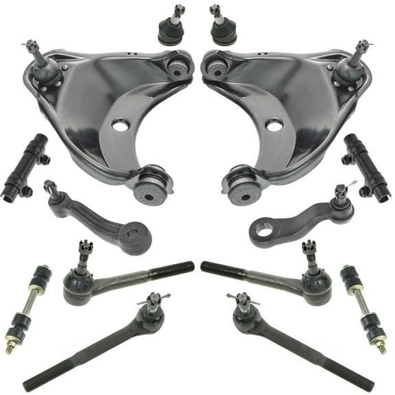 TRQ 14 pc Steering & Suspension Kit Control Arms Tie Rods Sway Bar End Links New PSA63514
