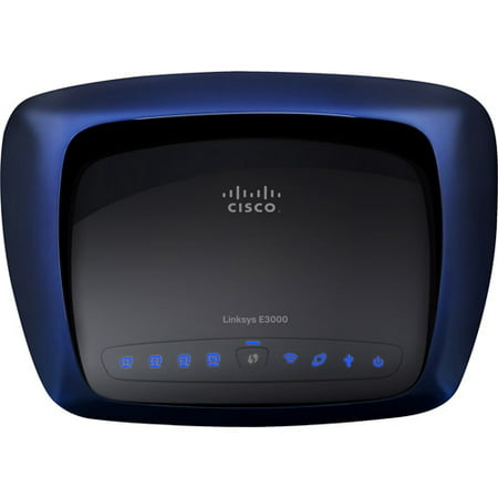 Linksys E3000 - Wireless router - 4-port switch - GigE -