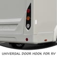 thumbnail image 1 of SKISUNO 2Pcs Universal White Rv Door Holder Plastic Hidden Foldable Camper Trailer Door Catch, 1 of 7