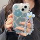 thumbnail image 2 of Bear Ears Flower Lente Todo Incluido Silicona Transparente Carcasa Para iPhone 14 Pro Max 13 12 11 X Xr Xs SE 2020 8 7 6 6s Plus Blue-Griy Phone C, 2 of 4