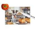 thumbnail image 5 of Jack Russell Terrier Fall Kitchen Pumpkins Glass Cutting Board Large 12 in x 15 in, 5 of 5