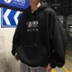 thumbnail image 3 of Sudadera con capucha negra estilo hip hop, sudaderas con gráficos de manga para hombre, ropa estética cálida y animé para hombre, divertida, holgada, de algodón, para otoño, 3 of 5
