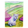 thumbnail image 1 of "Caroline's Treasures 7429GF Westie Long Road Ahead Garden Flag, pequeña, multicolor" Caroline's Treasures 7429GF, 1 of 1