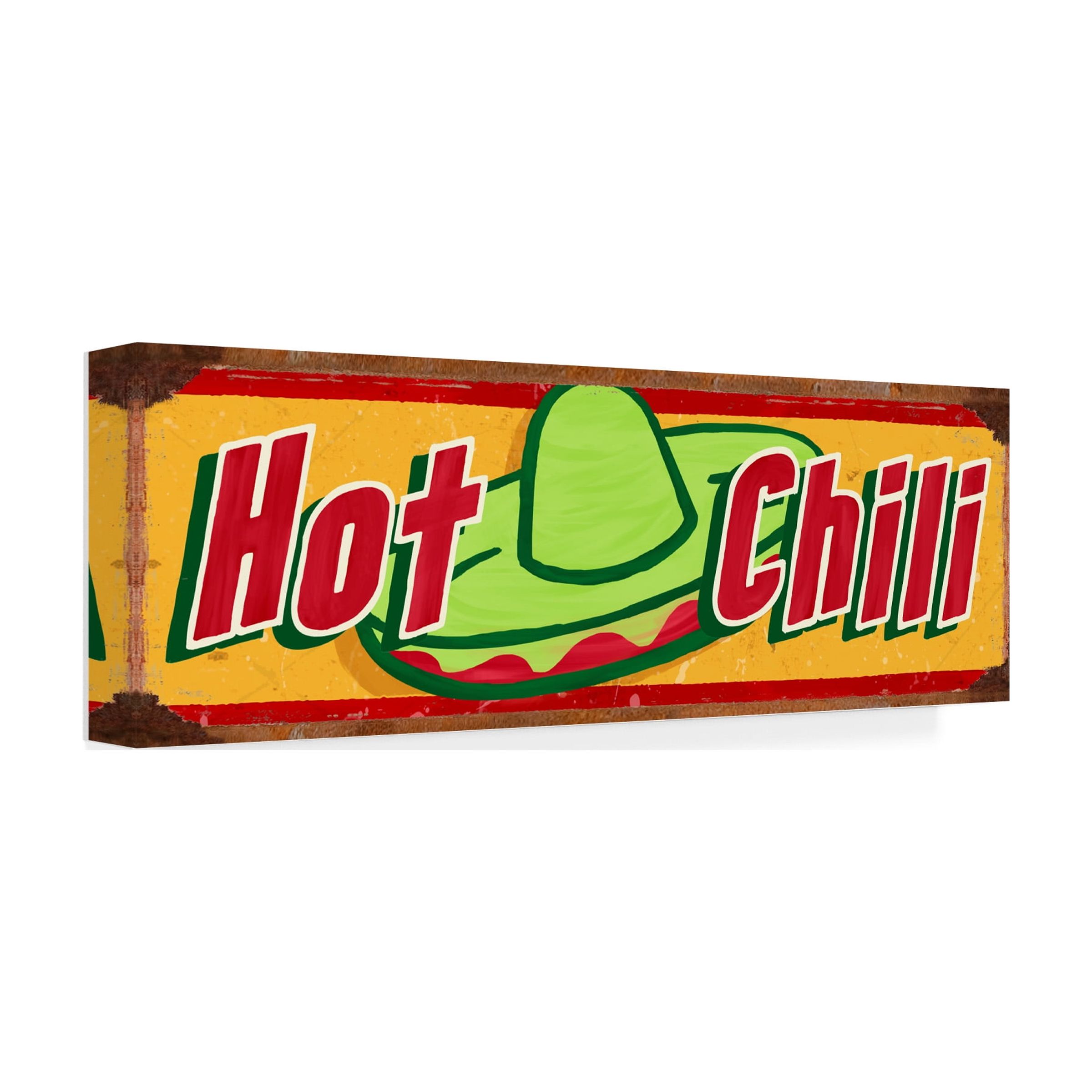 RetroPlanet 'Hot Chili Gold' Canvas Art