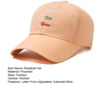 thumbnail image 7 of Women Embroidery Letter Print Sun Hat,Extended Brim Adjustable Baseball Hat, 7 of 7