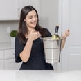 thumbnail image 3 of BREKX Home + Party Berkshire Champagne Bucket in Stainless Steel - Set of 2, 3 of 6