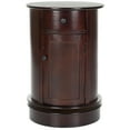 thumbnail image 2 of SAFAVIEH Tabitha Swivel Accent Table Dark Cherry, 2 of 4