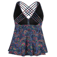 thumbnail image 3 of Firpearl Women's Tankini Swimsuits Cross Back Flowy Swim Tops Modest Swimwear, 3 of 4