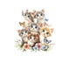 thumbnail image 3 of Adhesivos de pared de PVC con forma de gatito, gato y mariposa, 60 x 40 cm, 3 of 4