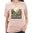 thumbnail image 3 of Big Size Grand Canyon National Park Cotton Short Sleeve Deluxe Jersey Graphic Shirt - Pale Pink XL, 3 of 4