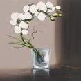 thumbnail image 2 of Tramoni, Oliver 26x26 White Modern Wood Framed Museum Art Print Titled - Volutes dorchide es blanches I, 2 of 4