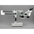 thumbnail image 2 of AmScope SM-4BX-FRL Professional Binocular Stereo Zoom Microscope, WH10x Eyepieces, 3.5X-45X Magnification, 0.7X-4.5X Zoo, 2 of 4