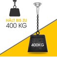 thumbnail image 3 of Ceiling Hook, Stainless Steel Punching Bag Ceiling Bracket Up To 400kg, Heavy, 3 of 5