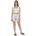 thumbnail image 5 of Inkmeso Women Casual Solid Color&nbsp;Shorts&nbsp;W/ Elastic Waist Summer Wear Everyday&nbsp;Shorts, 5 of 7