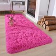 thumbnail image 3 of Alfombra Corrida de Peluche Suave Chicrug Rosa Fucsia 61x152 cm, 3 of 7