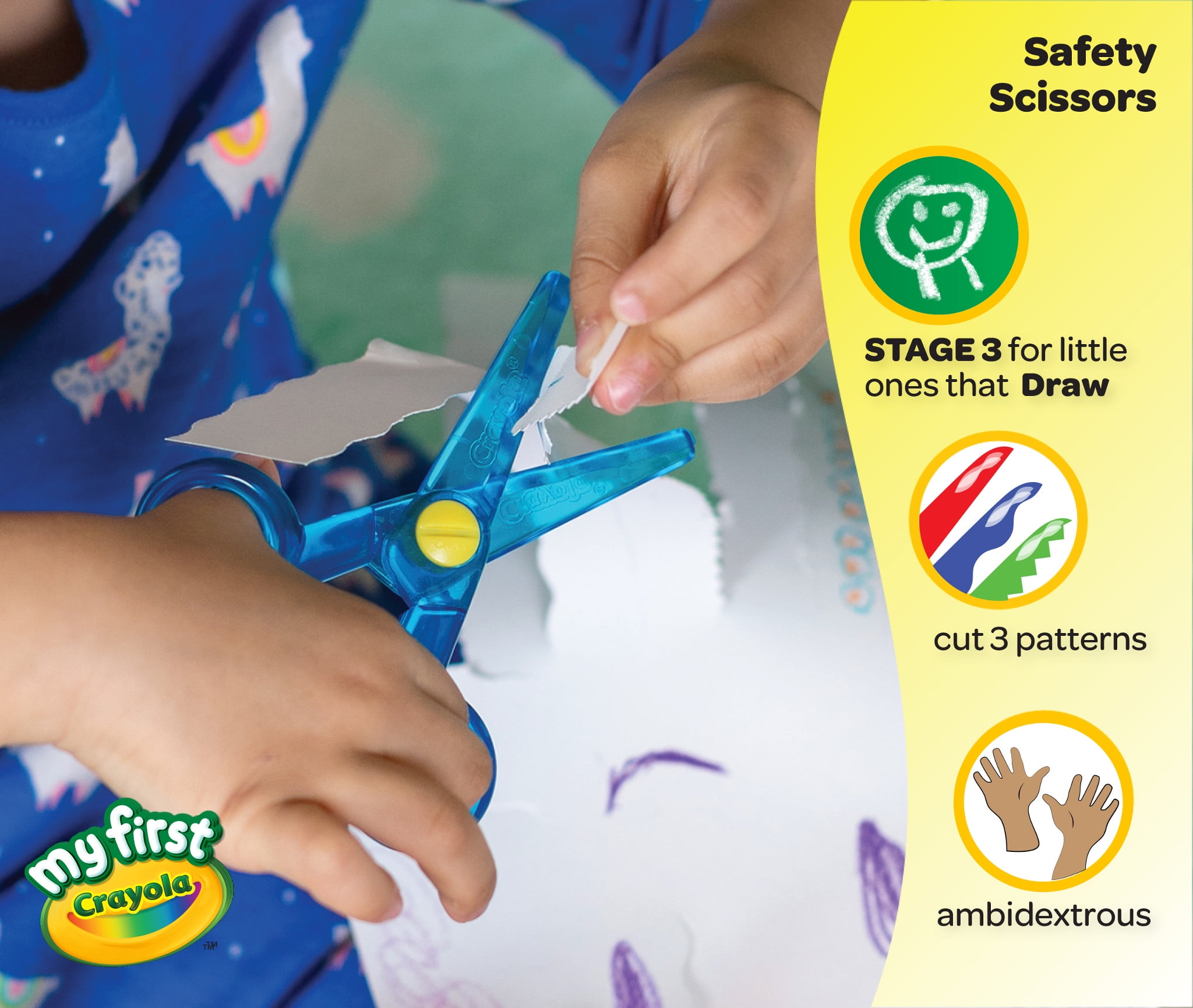Crayola My First Safety Scissors, Preschool Supplies, Toddler