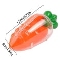 thumbnail image 2 of TIELUTT 10pcs Carrot Shape Small Food Storage Containers with Lids Small Airtight Food Storage Containers Glass Containers for Food Storage with Lids Divided Glass Food Storage Containers Locking Sto, 2 of 4
