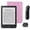 Candy Pink SleepCover, variant on Kobo Clara BW eReader with Cobalt Blue Basic SleepCover & Black Remote Bundle