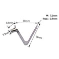 thumbnail image 2 of 100Pcs Spring Clip Locking Tube Pin Push Clip for Tent Pole for Kayak Paddle 5.5mm, 2 of 9