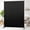 1 Panel, variant on 2 Panel Room Divider, 5FTX6FT Compact Privacy Screen with Thick Fabric,Temporary Partition Wall for Room Separation, Portable for Studio Apartment, Bedroom,Home Office,Black