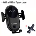 thumbnail image 1 of 30W Wireless Charger Car Mount for Air Vent Mount Car Phone Holder Rotating Intelligent Infrared Fast Wireless Charging Charger Standard, 1 of 6