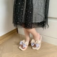 thumbnail image 6 of Eltusu Girls Slide Sandals, Bow Non-Slip Beach Open Toe Summer Shoes Purple Size 7-8 T, 6 of 7