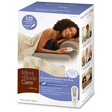 wrap mind body spa electric care softheat wraparound walmart nbsp amp around