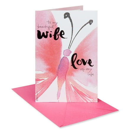 American Greetings Mother's Day Card for Wife (Butterfly Love)