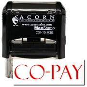 Self-Inking Co-Pay Stamp with Purple Ink