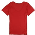 thumbnail image 2 of TRULY MADLY DEEPLY Womens Au Revoir Graphic T-Shirt, Red, Large, 2 of 2