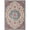 Blue, variant on 4 x 6 ft. Pink & Blue Floral Medallion Area Rug - Pink Blue - 4' x 6'