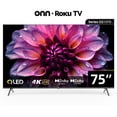 thumbnail image 1 of TV Onn 75 pulgadas QLED 4K Roku TV 75CQ10TR, 1 of 10