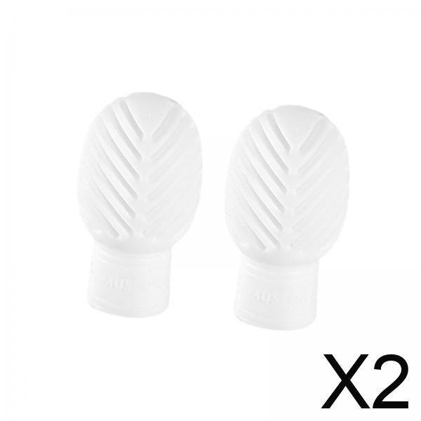 2x2x Amortiguadores De Baquetas Puntas De Práctica De Tambor De Repuesto Silenciosas Portátiles Para Tambor